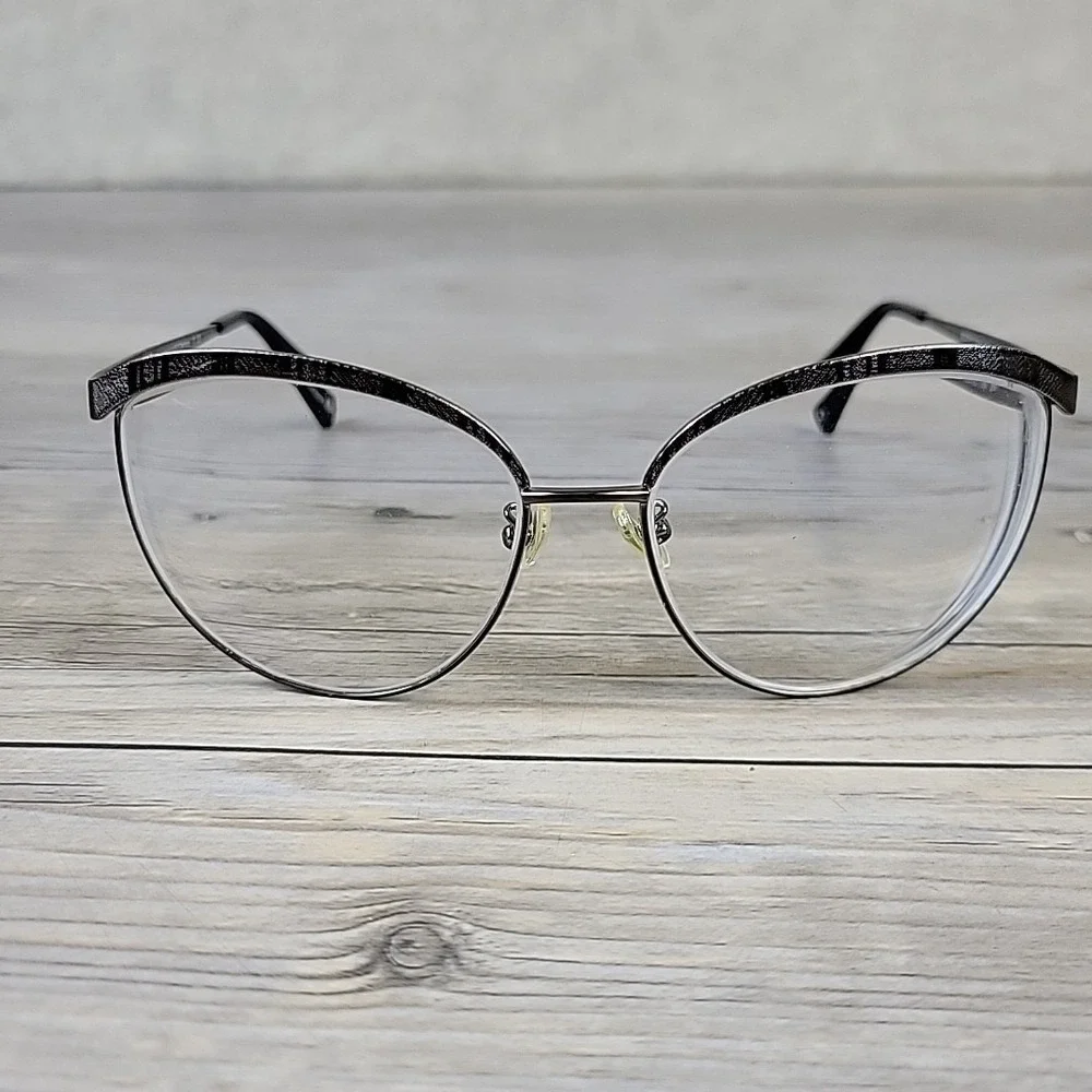 Coach HC 7027 L057 Catrice 9074/11‎ Dark Silver Eyeglasses Frames Only 56-15 135